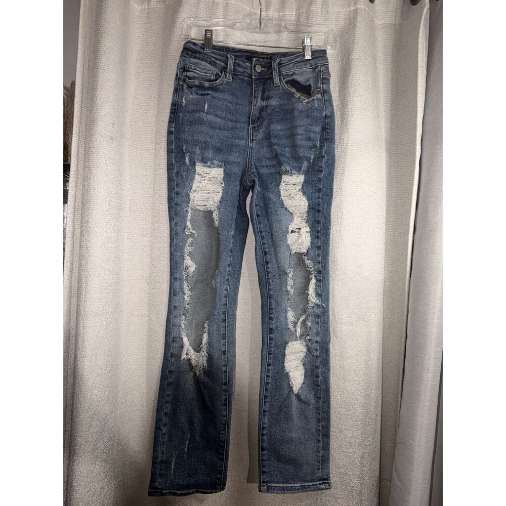 Judy Blue Heavy Distressed Jeans Size 3/26